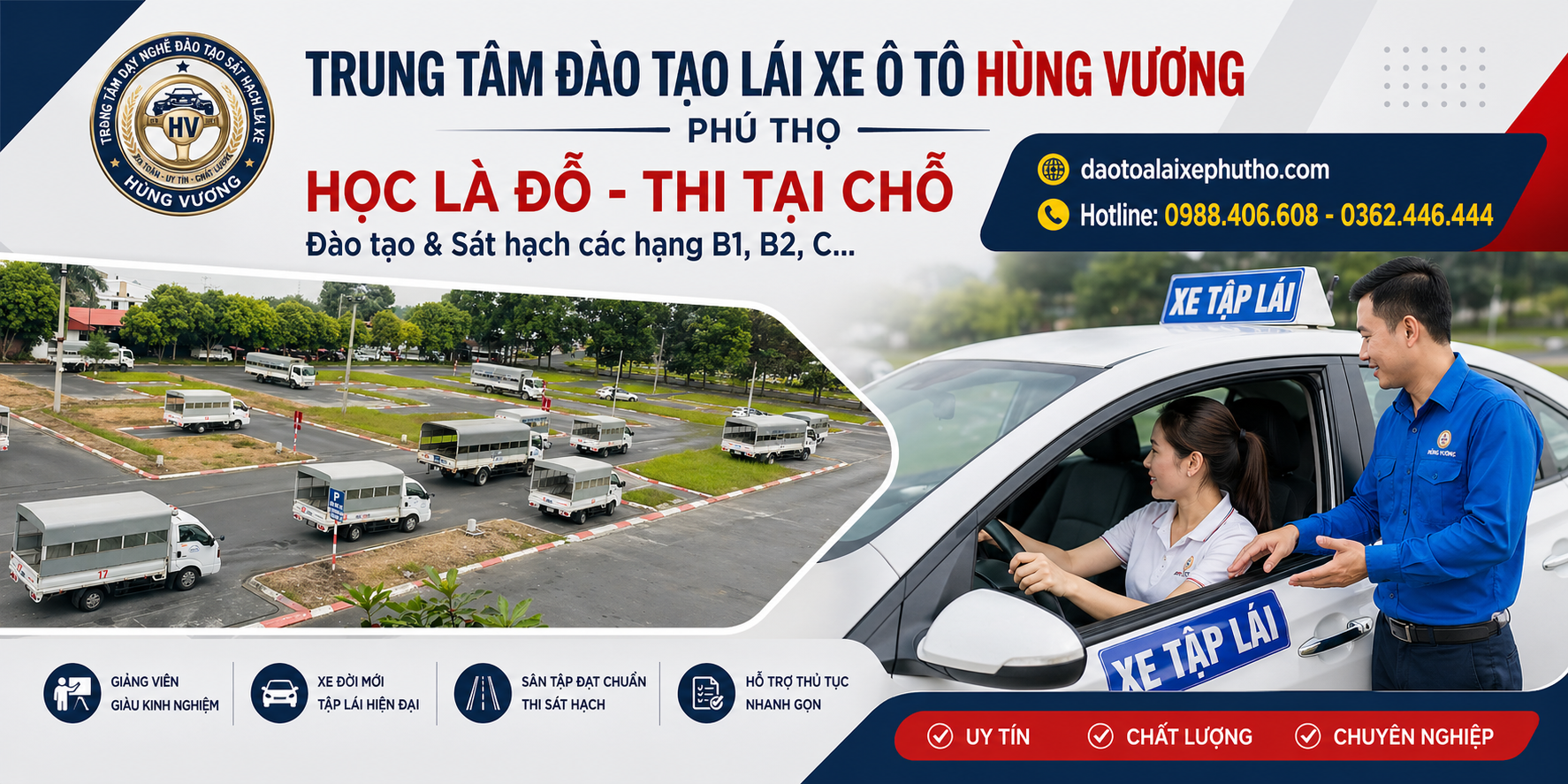 Đào tạo lái xe Hùng Vương