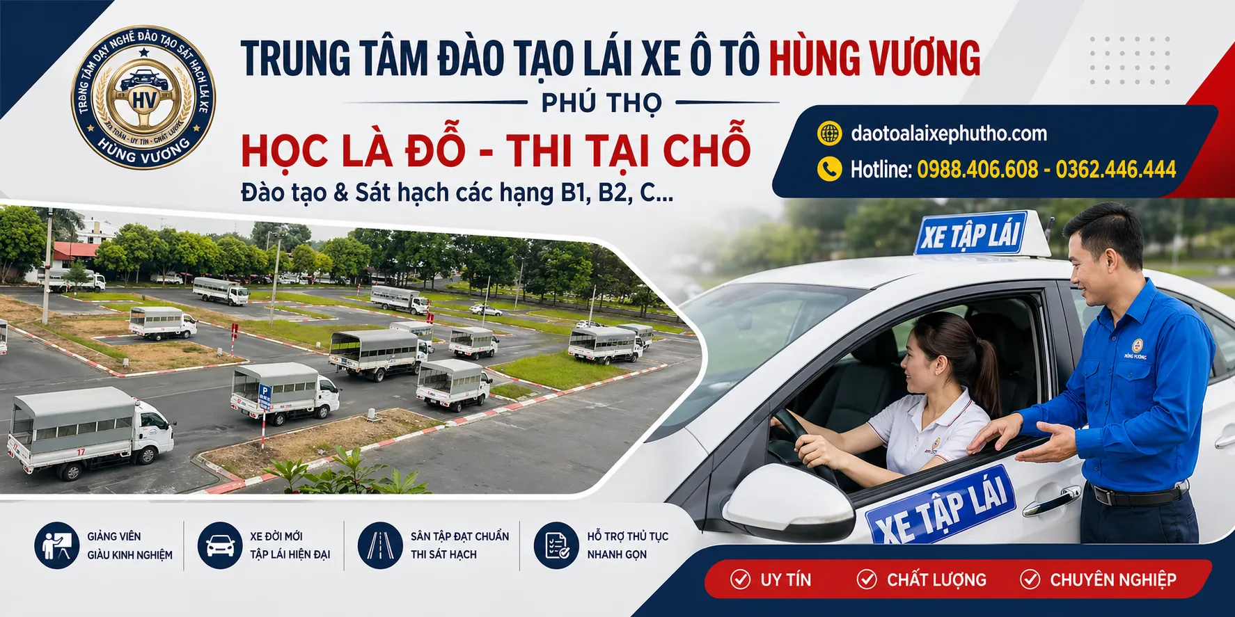 Đào tạo lái xe Hùng Vương