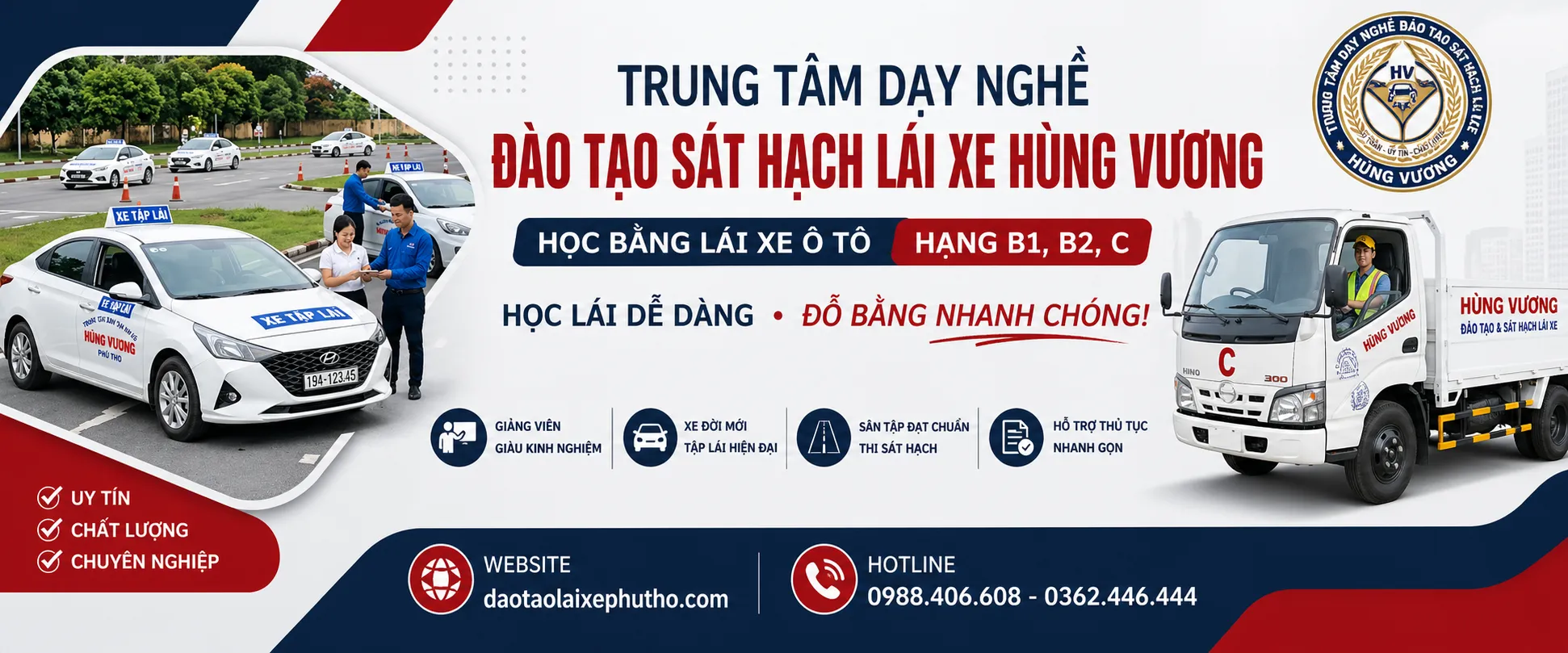 Đào tạo lái xe Hùng Vương